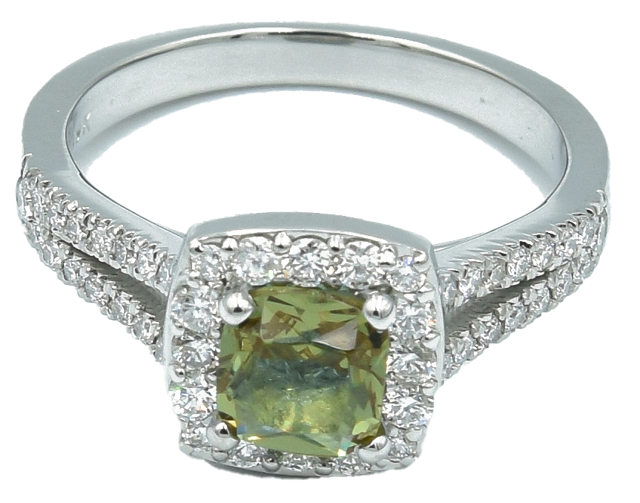 Taras Sultanite Engagement Ring